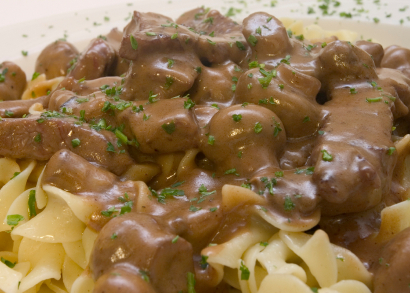 Beef stroganoff with Noodles Beef stroganoff with Noodles picture